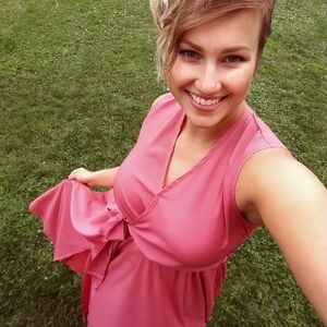 Elegant Pink Flowy Maxi Dress With Waist Tie Belt